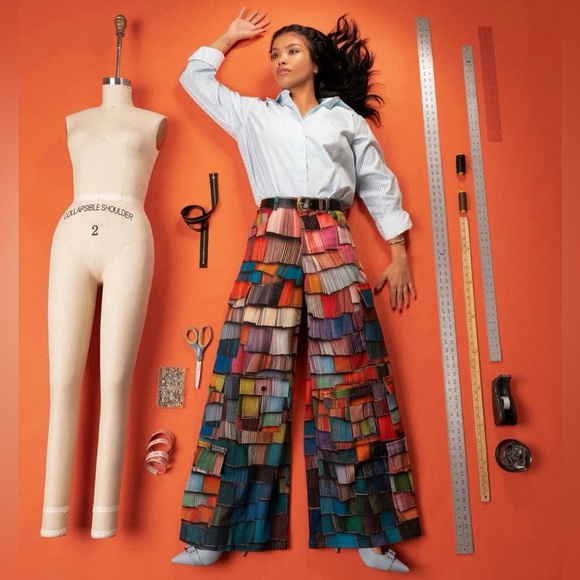 THE KIT | Kia Cargo Pants | Rainbow Shingles - Picture 9 of 9